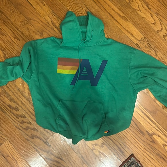 Aviator Nation Green Sweatshirt Unisex - Picture 1 of 5